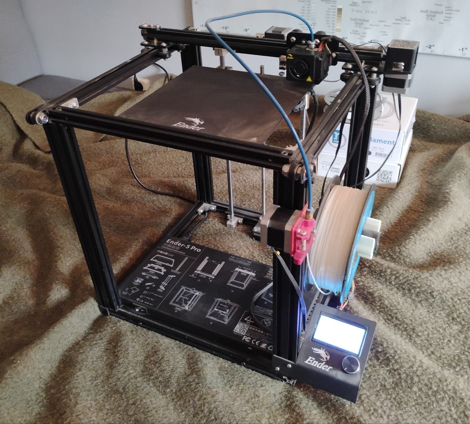 Creality Ender 5 Pro met filament, Ophalen, Zo goed als nieuw, Creality Ender 5 Pro