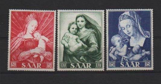 3 zegels saar, Ophalen of Verzenden, BRD