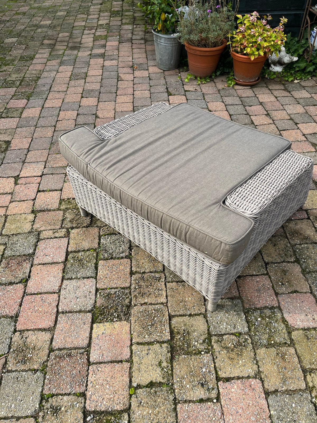 Hocker (tuinset) - Summer Garden Country Life, Tuin en Terras, Ophalen, Gebruikt, Hocker, Wicker