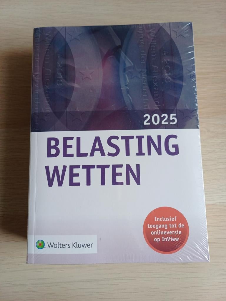 Belastingwetten 2025 Wolters Kluwer, Boeken, Nieuw, Ophalen of Verzenden, Wolters Kluwer, Overige onderwerpen