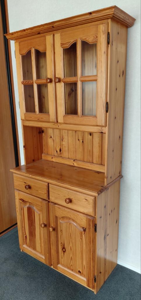 Grenen buffetkast, Huis en Inrichting, Kasten | Buffetkasten, Ophalen, Gebruikt, 25 tot 50 cm, 200 cm of meer