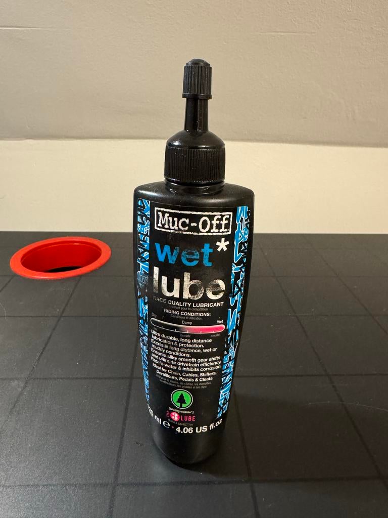 Muc-Off Wet Lube - Fietsketting Smeermiddel (Halfvol), Ophalen of Verzenden, Gebruikt