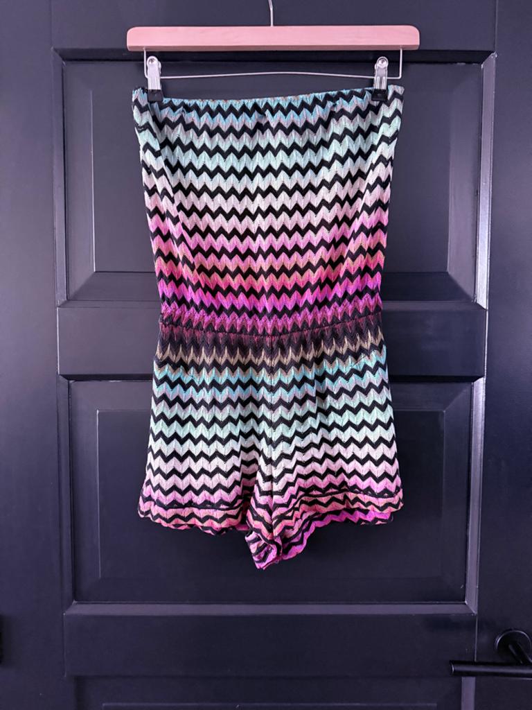 Missoni Mare Playsuit - Kleurrijke Zigzag Print, Kleding | Dames, Maat 38/40 (M), Overige kleuren, Ophalen of Verzenden, Zo goed als nieuw