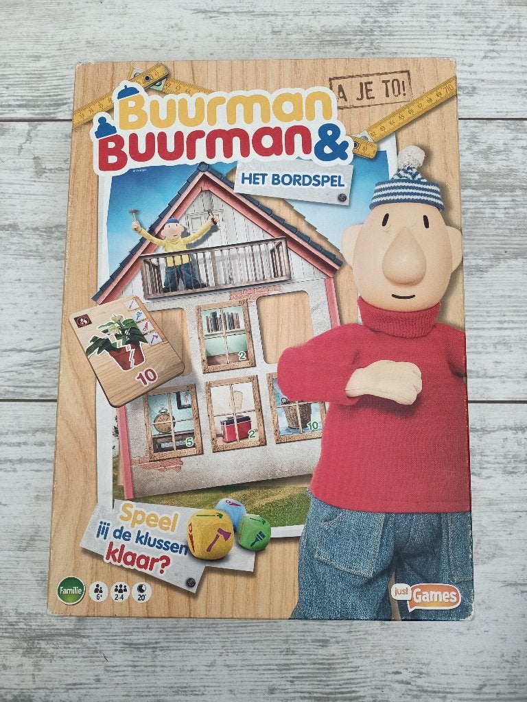 Buurman en Buurman het bordspel, Een of twee spelers, Ophalen, Zo goed als nieuw, Just Games