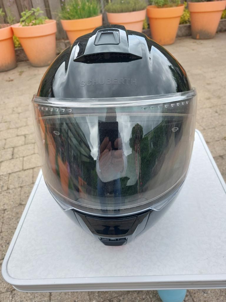 Schuberth C5 Systeemhelm - Zo goed als nieuw!, Motoren, Kleding | Motorhelmen, Overige merken, Systeemhelm, XL, Ophalen of Verzenden