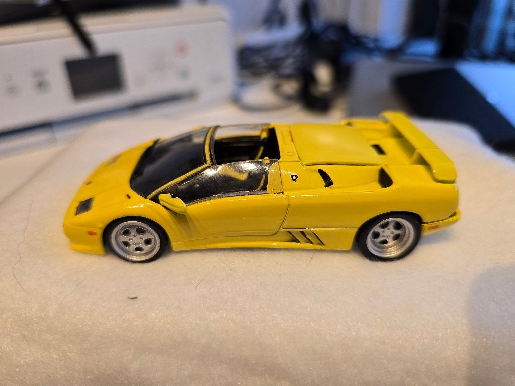 Lamborghini Diablo roadster 1/43, Ophalen of Verzenden, Gebruikt, Auto, Overige merken