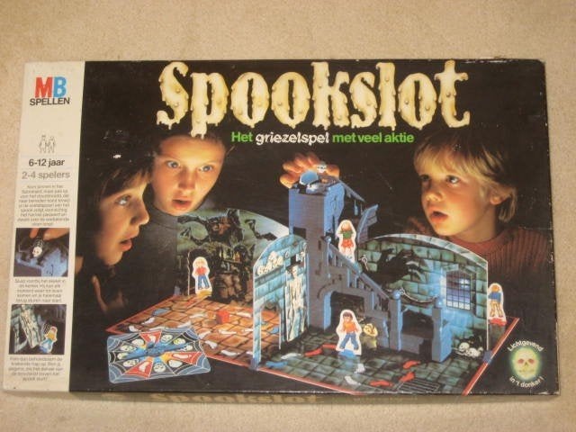 Spookslot van MB oudere versie jaren '70/'80, Hobby en Vrije tijd, Gezelschapsspellen | Bordspellen, Gebruikt, Ophalen of Verzenden
