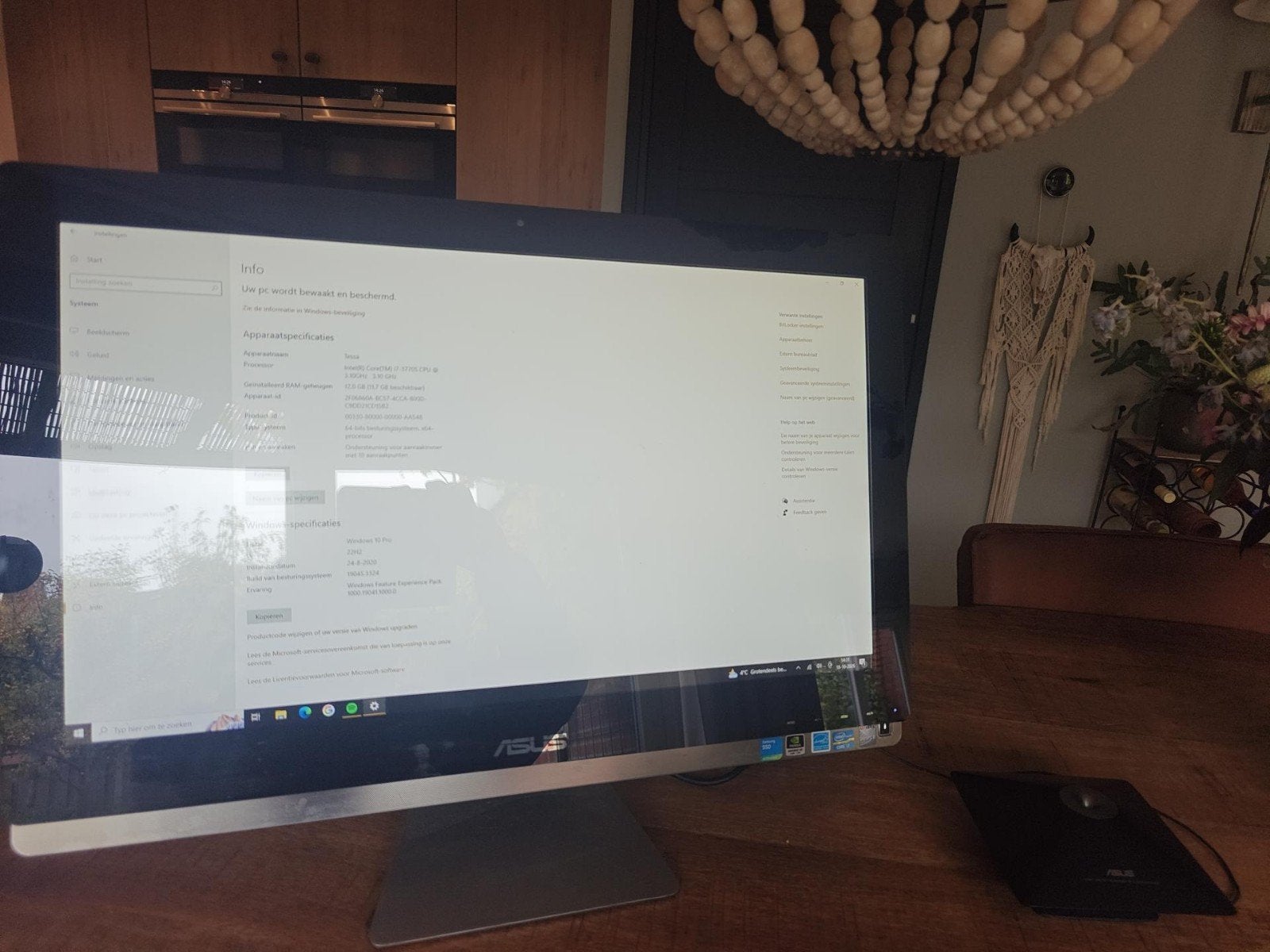 ASUS ET2701 All-in-One PC 27" Touchscreen i7 12GB SSD, Computers en Software, Gebruikt, 8 GB, ASUS, SSD