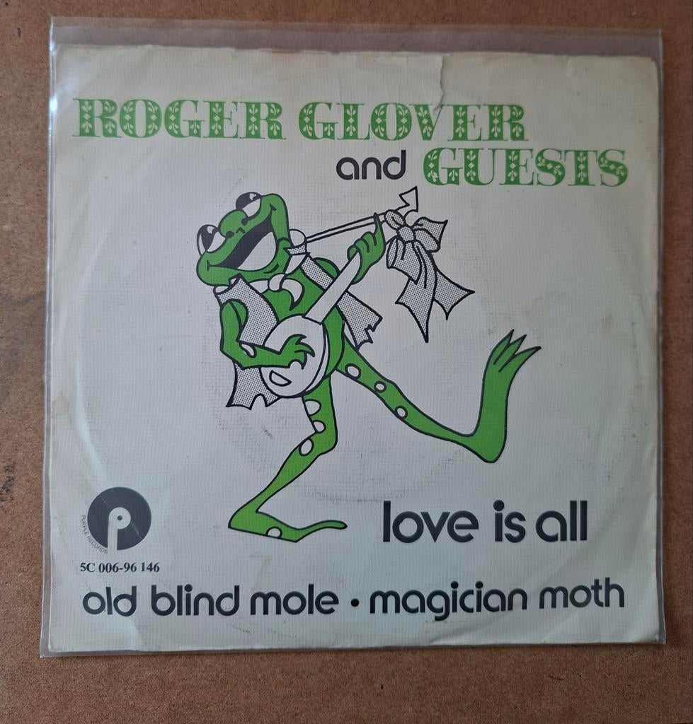Glover, Roger  - Love is all - Single is TOP, Gebruikt, 7 inch, Single, Ophalen of Verzenden