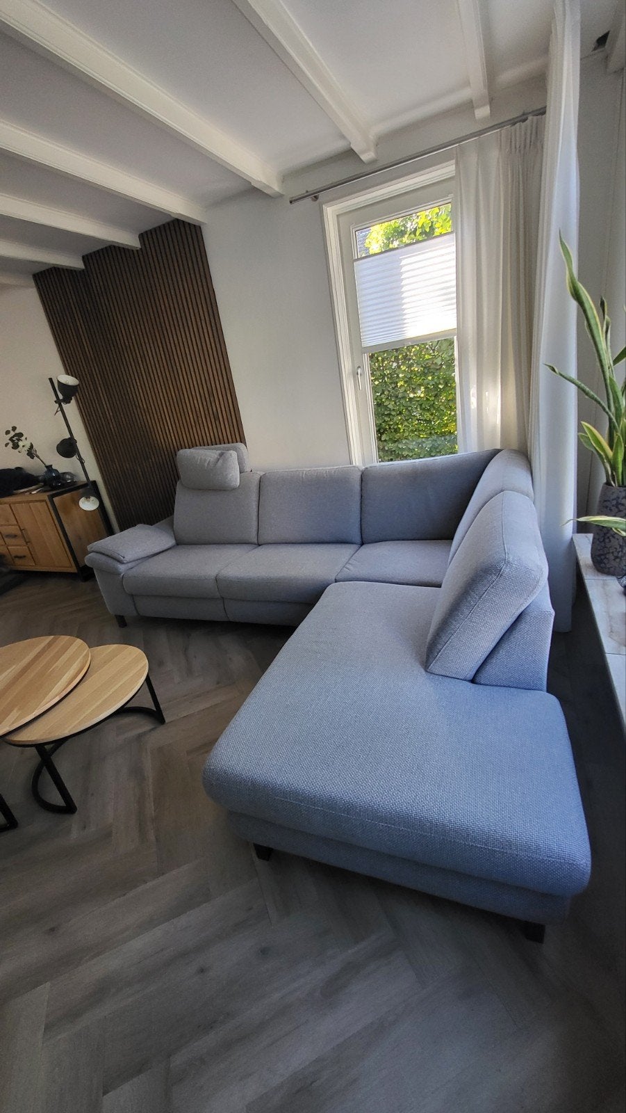 Foto 3 van Montèl Vario hoekbank grijs – elektrisch loungegedeelte