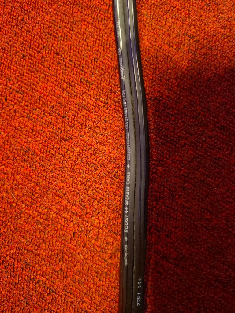 Audioquest Rocket 44 luidsprekerkabel 1 x 3 + 1 x 4 meter, Ophalen of Verzenden, Gebruikt, 2 tot 5 meter, Luidsprekerkabel