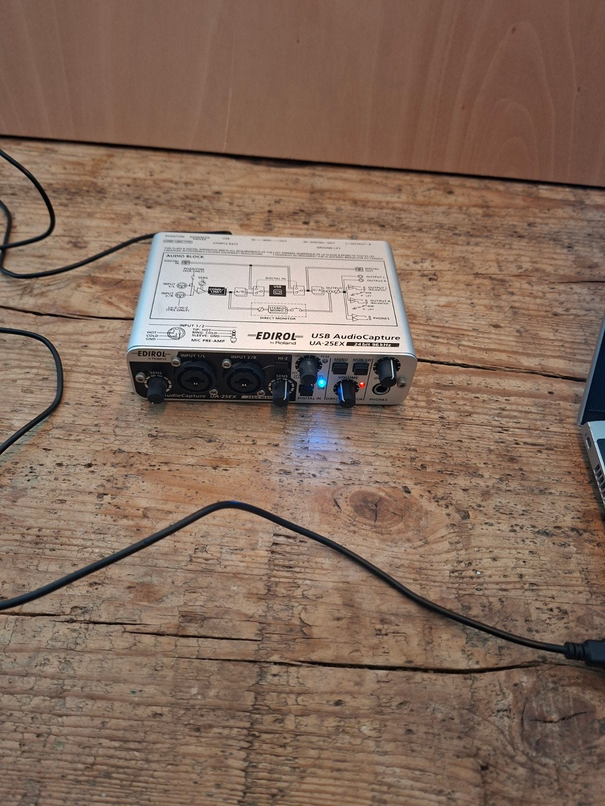 EDIROL by Roland UA-25EX USB AudioCapture - 24-bit / 96 kHz, Ophalen of Verzenden, Gebruikt