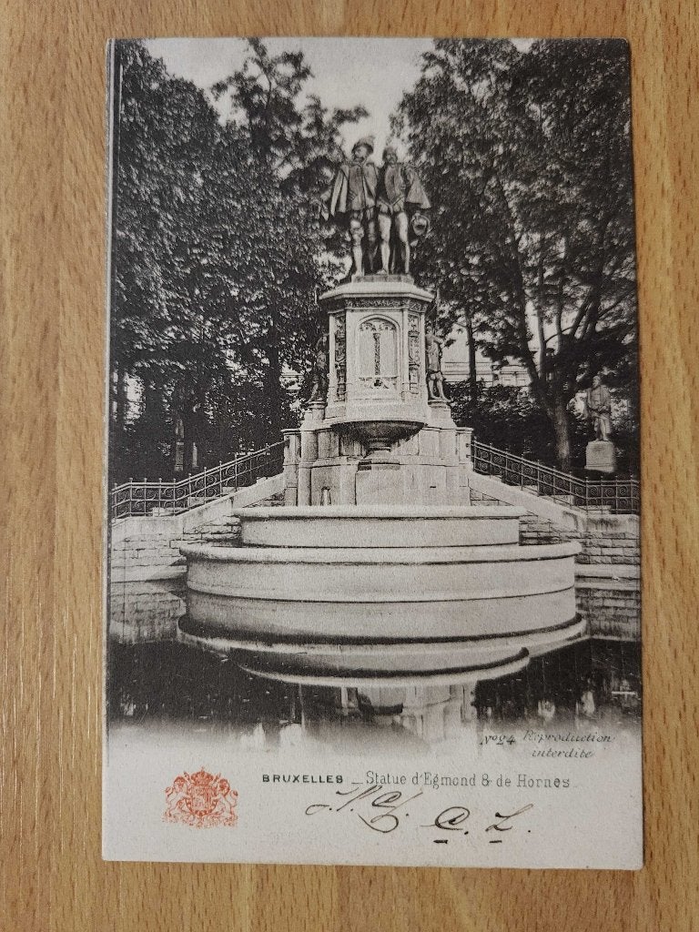 Graven Egmont van Horne Brussel Weert Zuphen Monument 1905, Verzamelen, Ophalen of Verzenden, Voor 1920, Limburg
