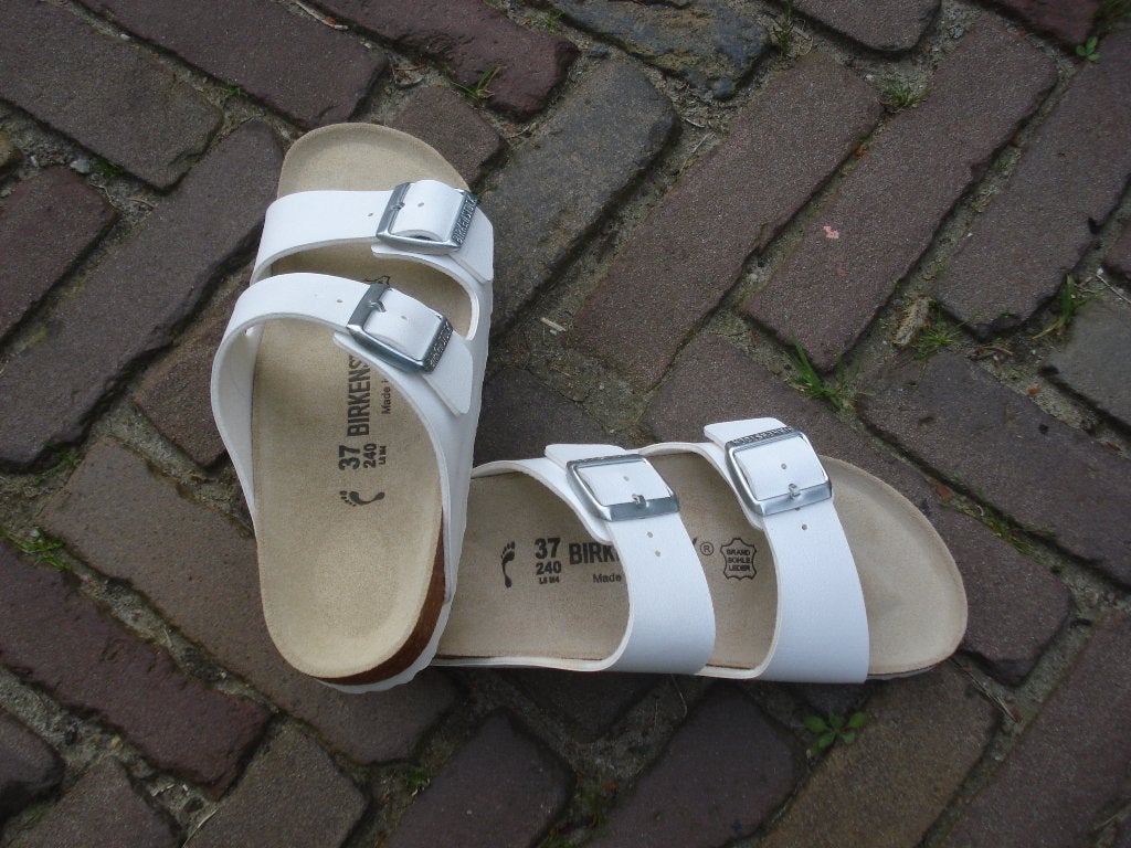 BIRKENSTOCK ARIZONA WIT NIEUW 37 GRATIS VERZENDING PER POST, Slippers, Verzenden, Wit, Nieuw