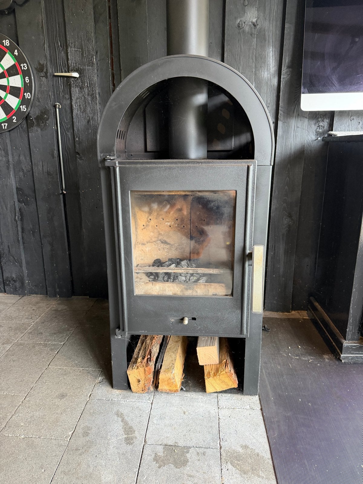 Wamsler Primo 7 kW Houtkachel - Zuinig A-label, Ophalen, Houtkachel, Zo goed als nieuw, Vrijstaand