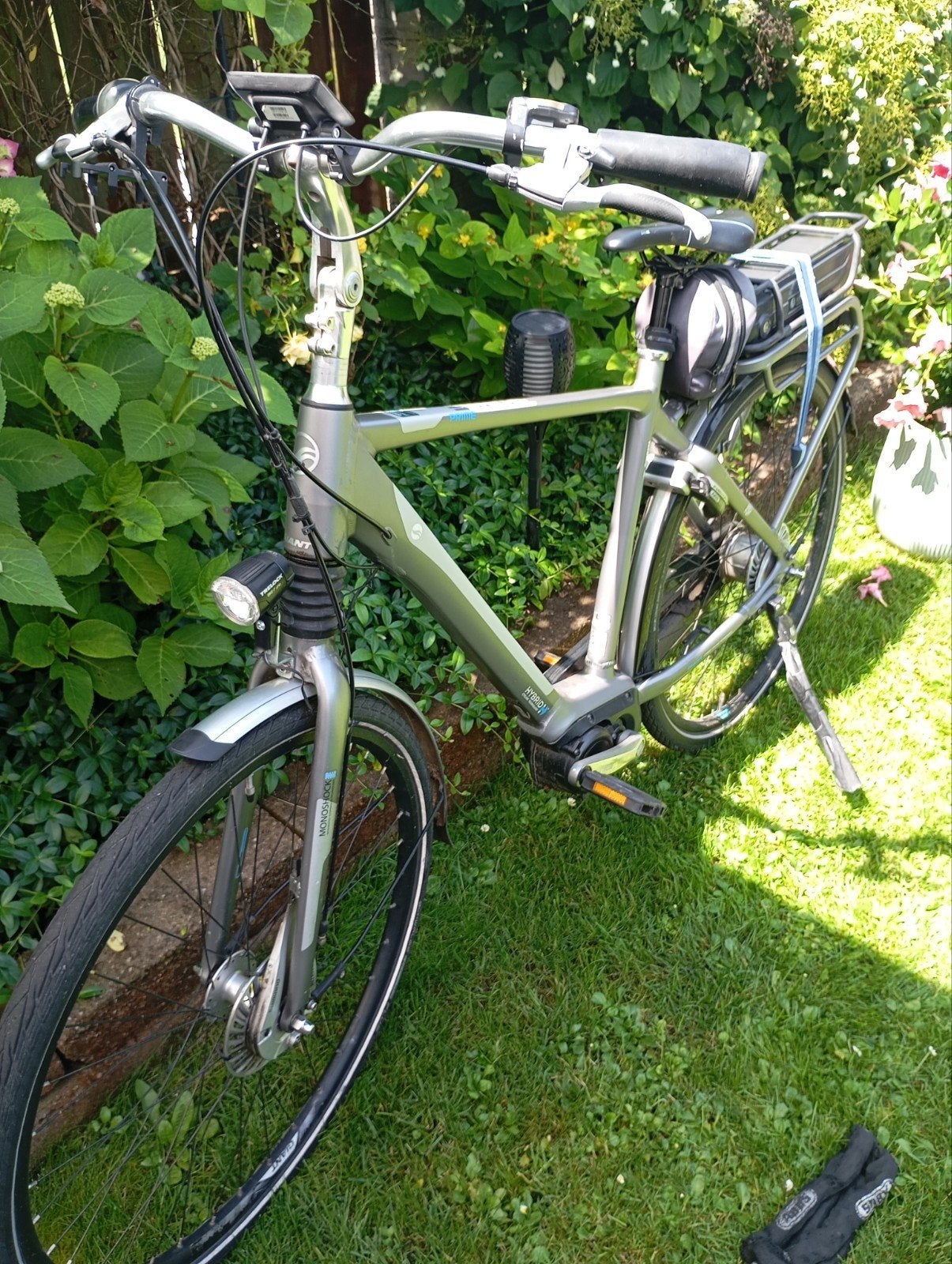 Electrische herenfiets Giant maat l, Ophalen, Gebruikt, Giant