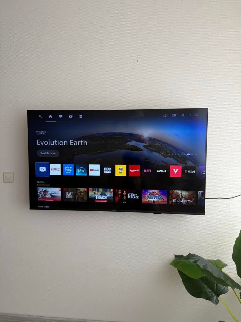 Philips Ambilight 55 inch Smart TV, Ophalen, Philips, Zo goed als nieuw, 100 cm of meer