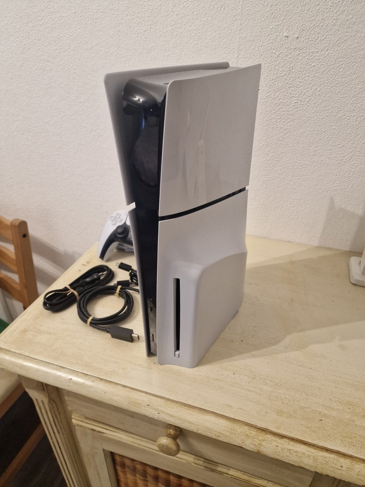 Ps5 slim disc 1tb met controller, Spelcomputers en Games, Ophalen, Zo goed als nieuw