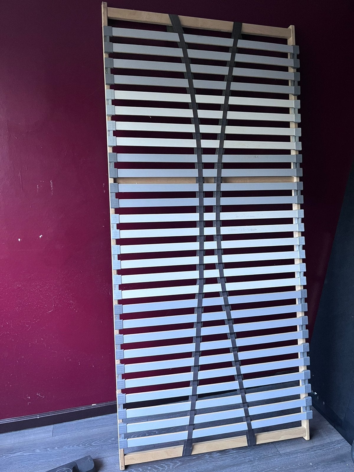 Eenpersoons - Lattenbodem 90 x 200 - Ikea Lonset, Ophalen, Zo goed als nieuw, Eenpersoons, 90 cm