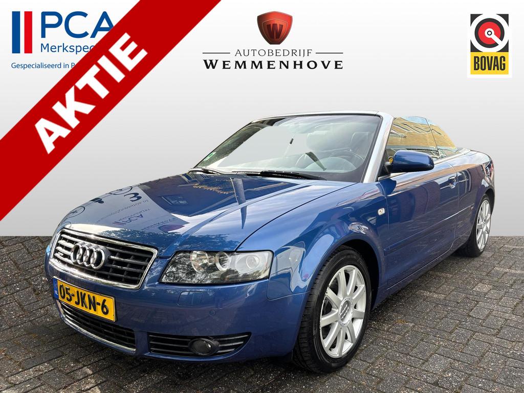 Audi A4 Cabriolet 3.0 V6 quattro Leer/Automaat/Navi/ECC/Alu, Automaat, Gebruikt, A4, Leder