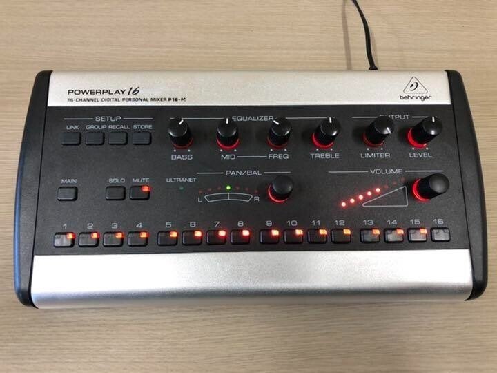 Behringer Powerplay P16-M 16-kanaals digitale personal mixer, Ophalen, Zo goed als nieuw, 10 tot 20 kanalen