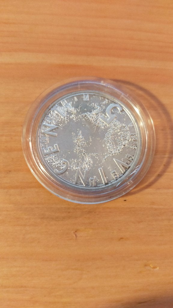Van Gogh vijfje, Postzegels en Munten, Koningin Beatrix, Zilver, Euro's, Ophalen of Verzenden