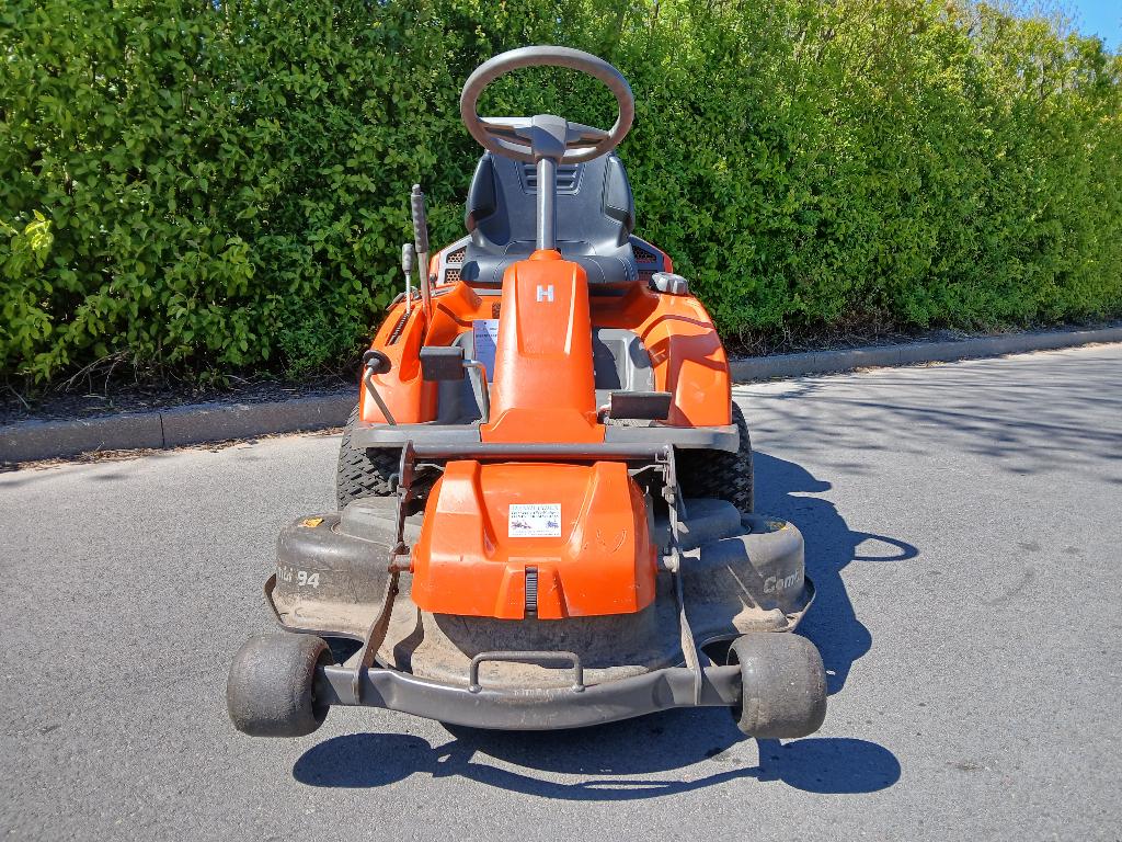nette gebruikte husqvarna rider 213c, Tuin en Terras, Grasmaaiers, Ophalen, Cirkelmaaier, Gebruikt, Mulchfunctie