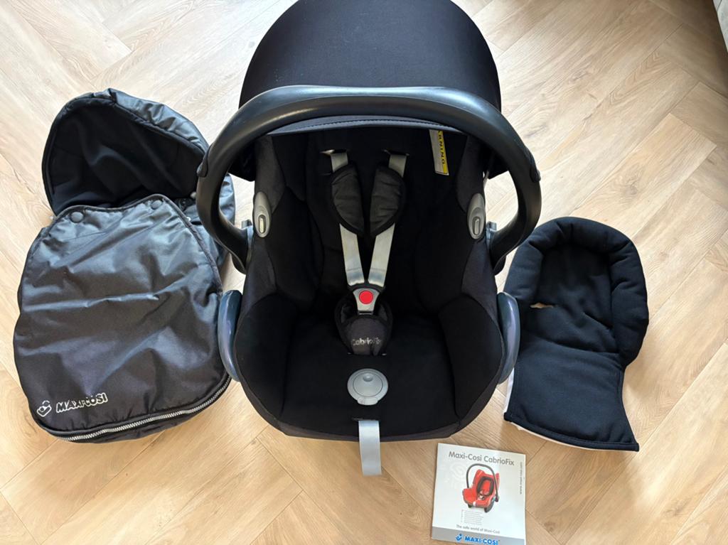 Maxi cosi cabrio zwart, Ophalen, 0 t/m 13 kg, Maxi-Cosi, Gebruikt