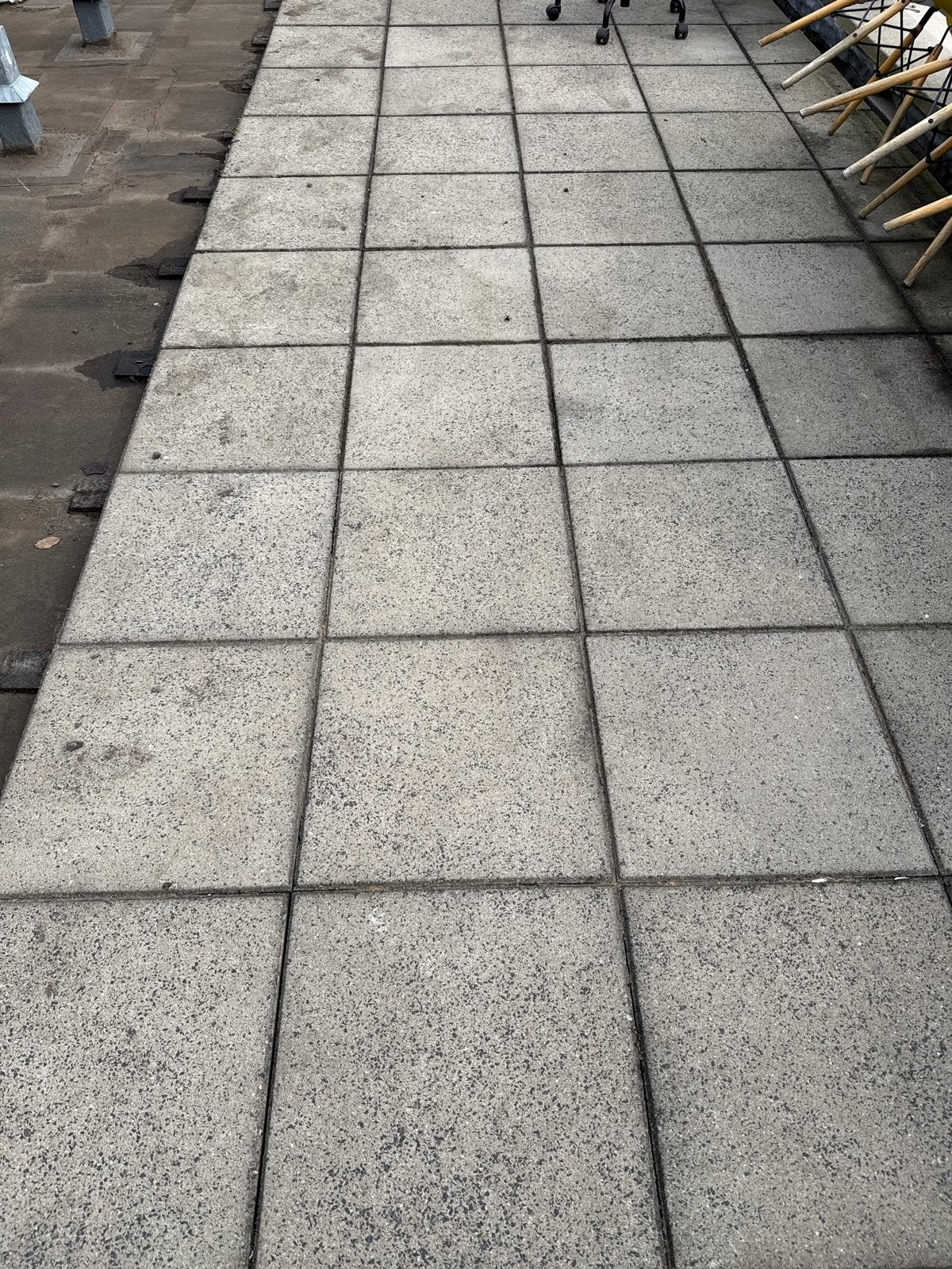 Gebruikte betonnen terrastegels - 60m2, Ophalen, Gebruikt, 10 m² of meer, Beton