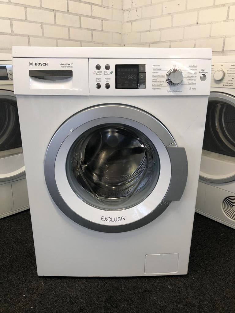 €199 A+++ 7kg Wasmachine Bosch Avantixx7 MET GARANTIE, Ophalen, 6 tot 8 kg, Minder dan 85 cm, Kort programma