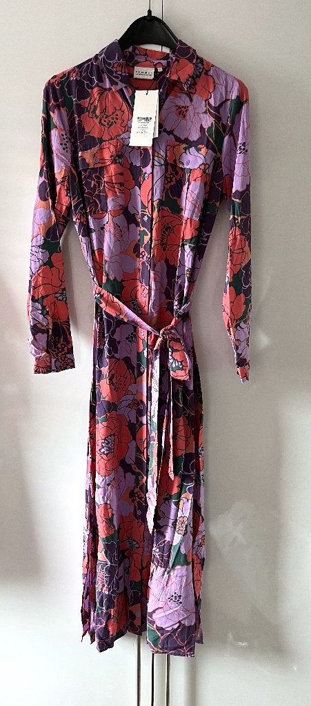 🌻Nieuwe luchtige  jurk met print van Femme 9 L 42, Overige kleuren, Verzenden, Maat 42/44 (L), Nieuw