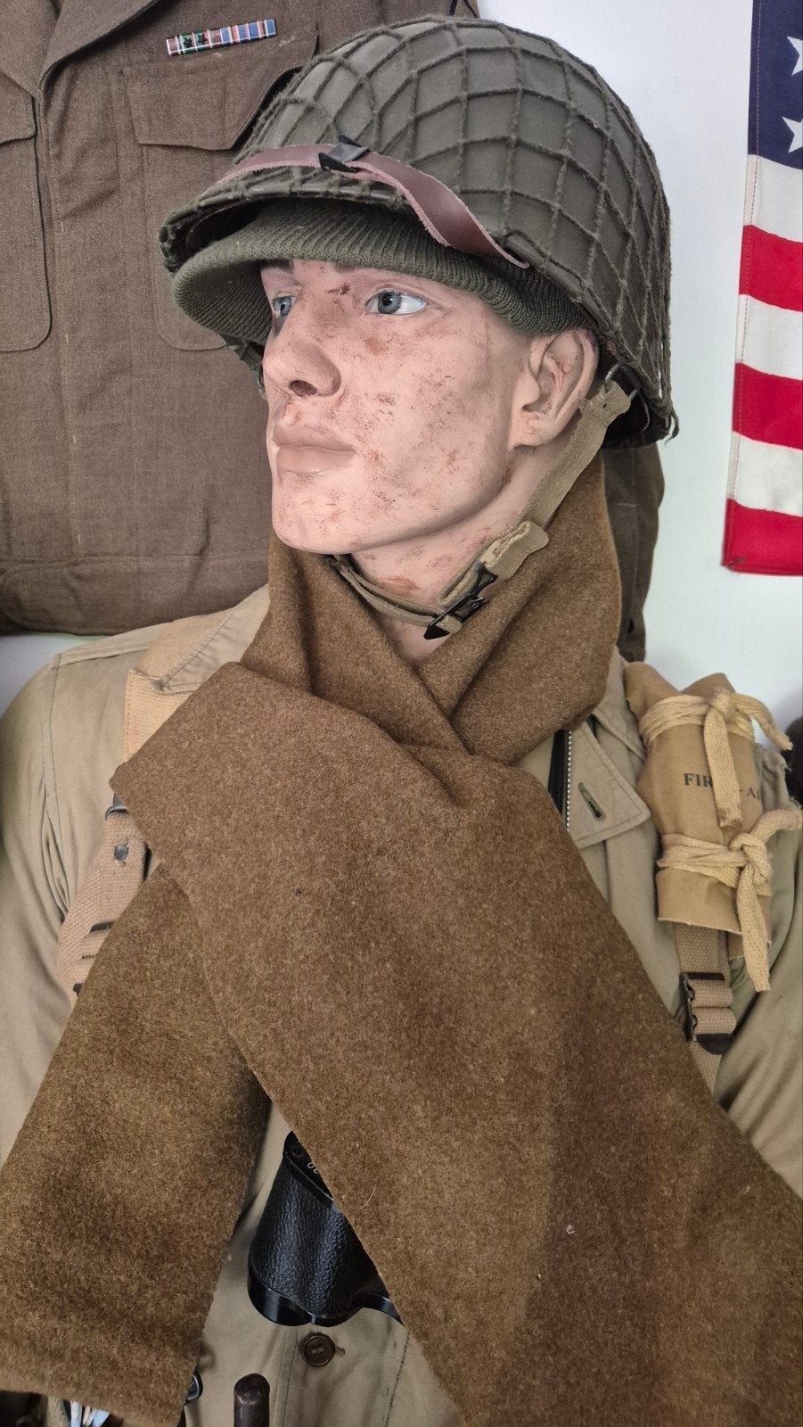 US scarf, Verzamelen, Militaria | Tweede Wereldoorlog, Ophalen of Verzenden, Amerika, Embleem of Badge
