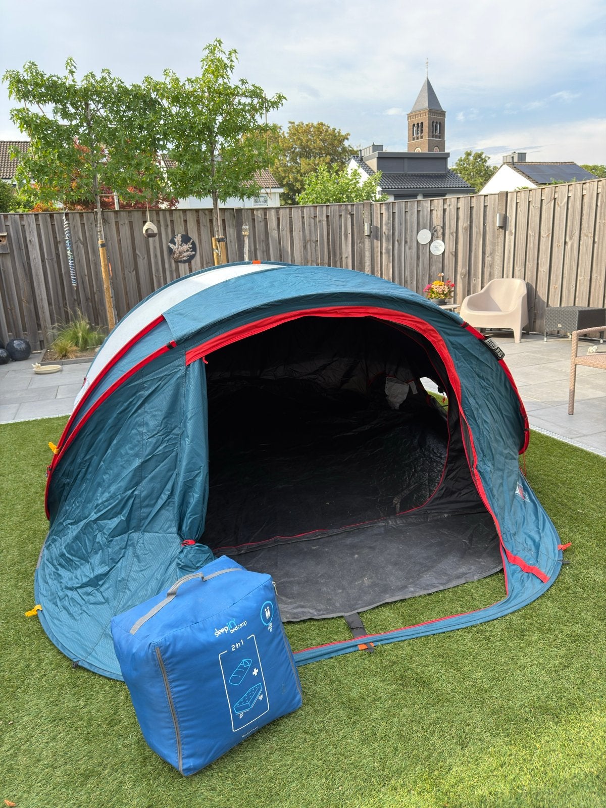 Decathlon 2 Seconds 3-persoons tent, Ophalen, Gebruikt, Tot en met 3