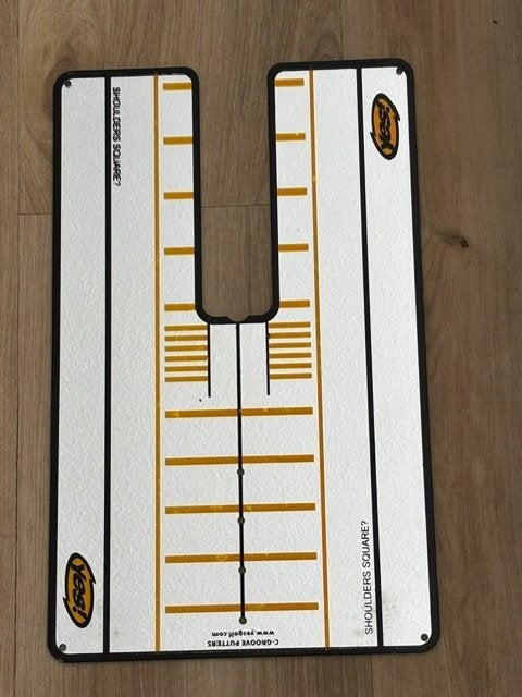 YES! Groov Putters Putting Alignment Board / Putting Trainer, Sport en Fitness, Golf, Ophalen, Zo goed als nieuw, Overige typen