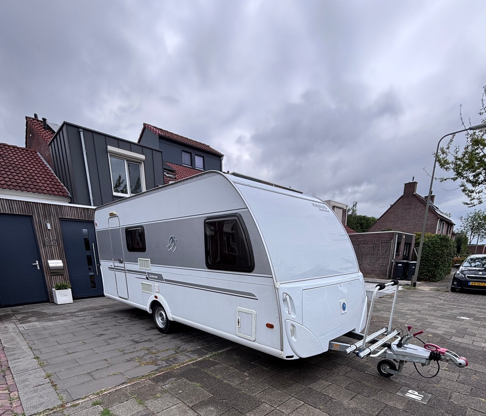 Knaus Sudwind 500 FDK airco stapelbed, Caravans en Kamperen, Caravans, Vast bed, Schokbreker, Treinzit, Particulier