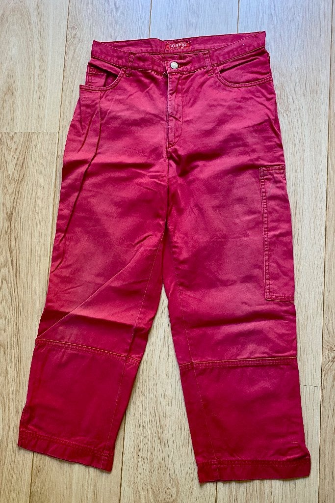 Jackpot rode driekwart broek mt 38, Maat 38/40 (M), Jackpot, Ophalen of Verzenden, Driekwart
