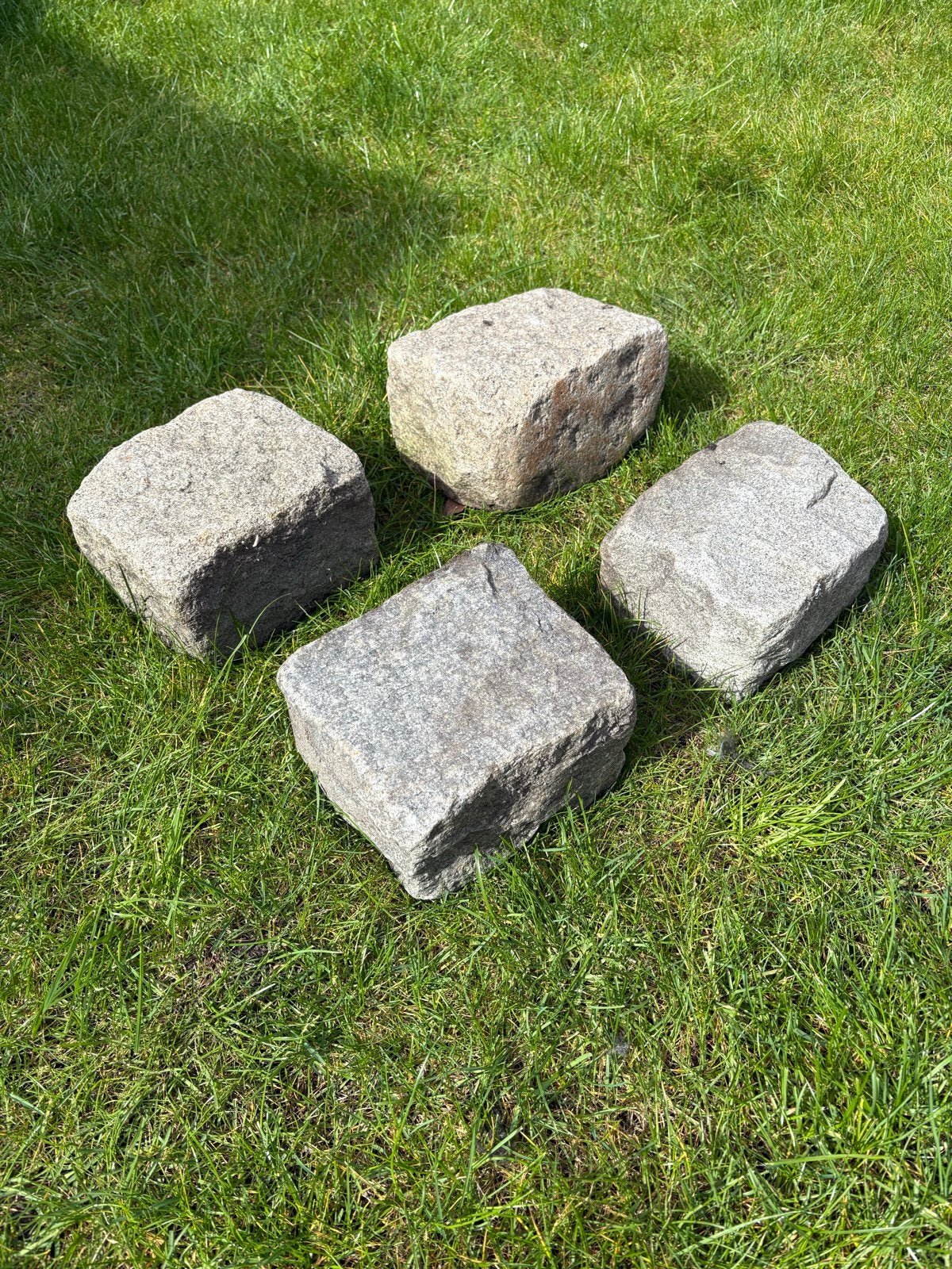 Natuurstenen keien voor tuin of decoratie, Tuin en Terras, Grind, Keien en Split, Ophalen, Gebruikt, Graniet, Kei