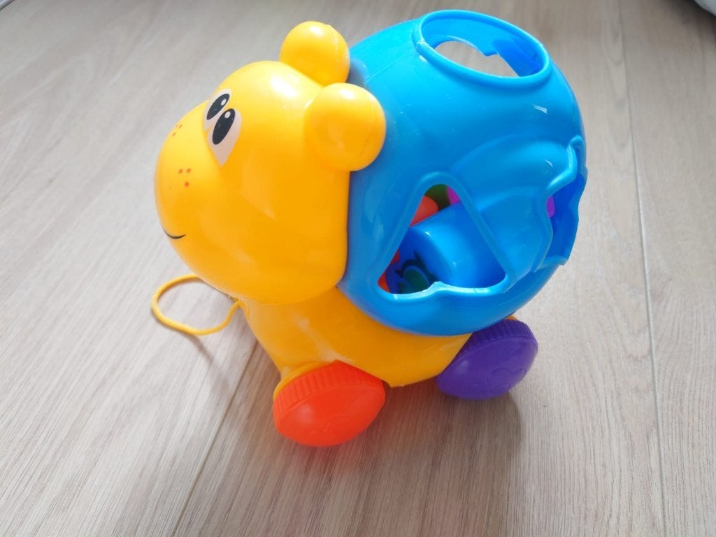nieuw trekspeelgoed met vormen, Ophalen of Verzenden, Zo goed als nieuw, Overige typen, Met wieltjes