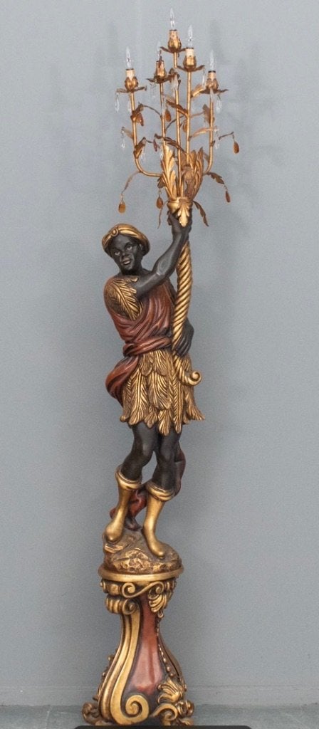 Moor lamp, Ophalen, Art deco, Meer dan 2 meter, Zwart