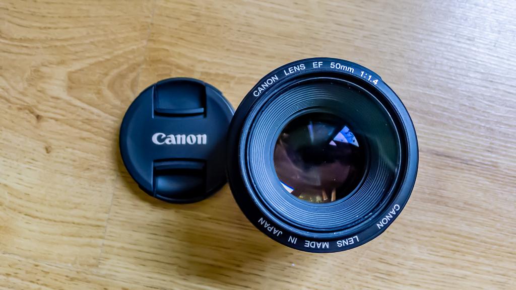 Canon EF 50mm 1:1,4 USM lens, Ophalen, Zo goed als nieuw, Standaardlens