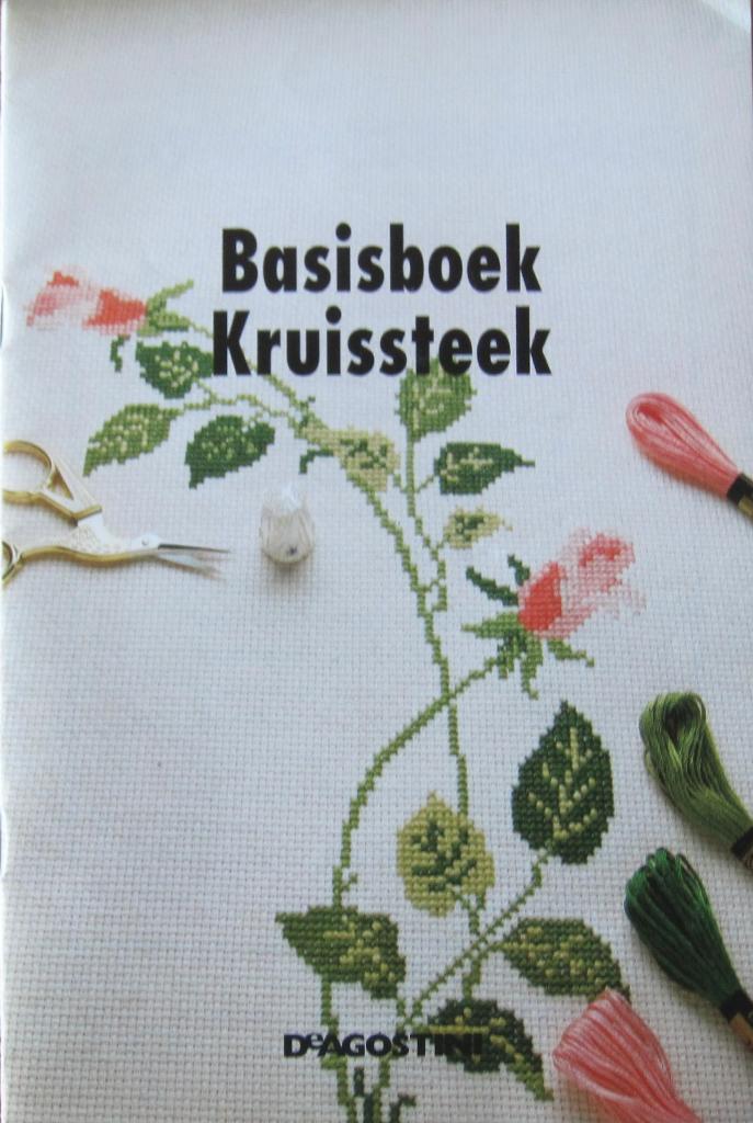 Basisboek kruissteek van Deagostini, Boeken, Ophalen of Verzenden, Zo goed als nieuw, Borduren en Naaien