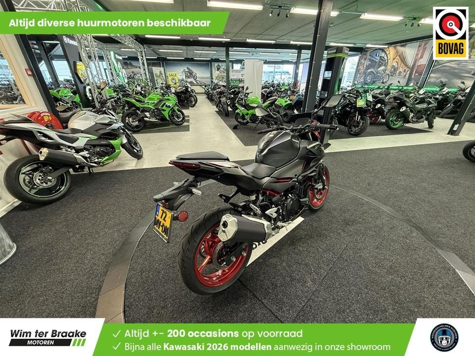 Kawasaki Z-500 SE ABS (bj 2024) 1,722 km, Motoren, 2 cilinders, Bedrijf, Onbekend, KAWASAKI