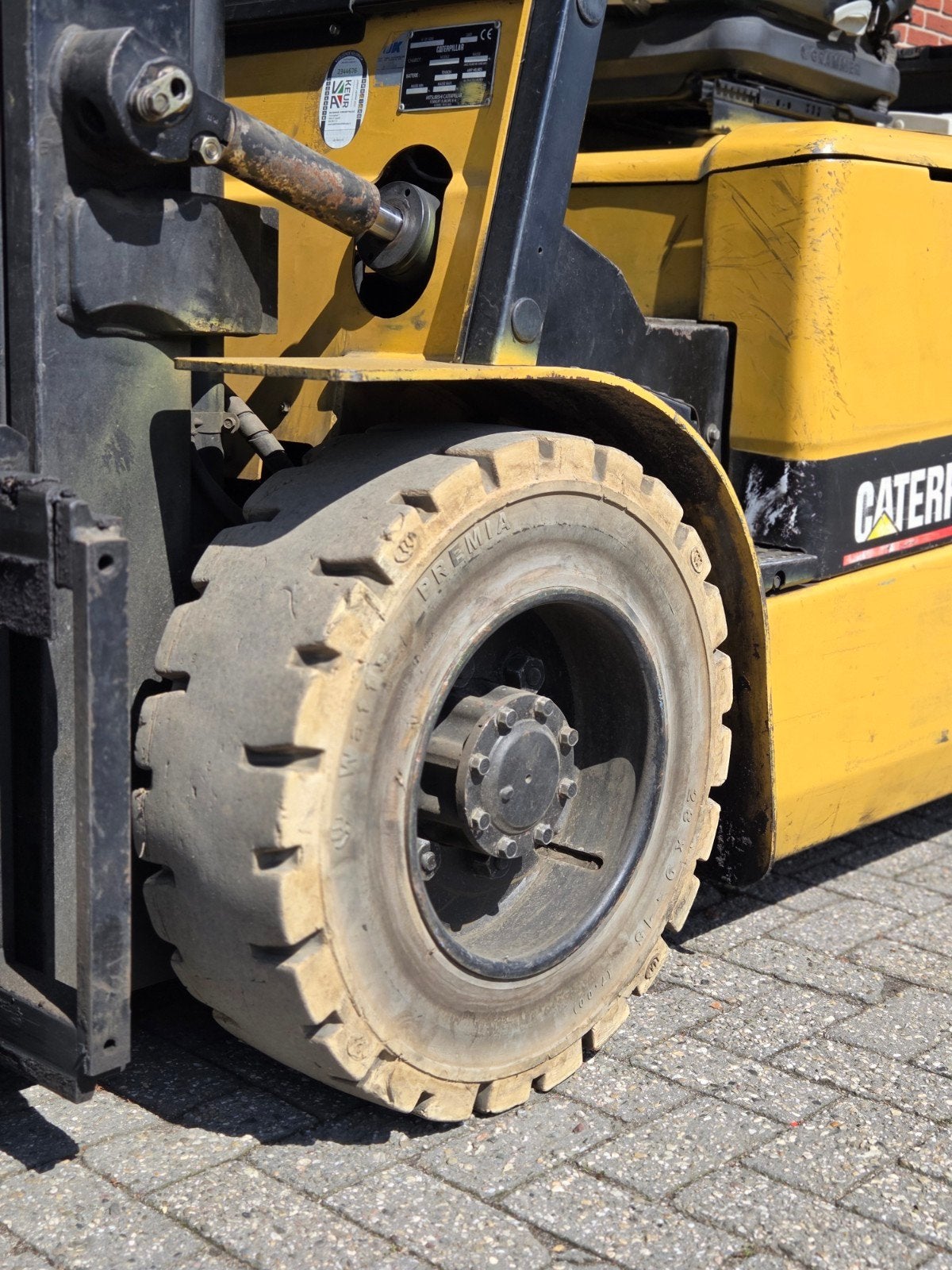 Heftruck CAT Triplex Sidedhift Freelift 4700 mm 2003, 3000 tot 4000 kg, Ophalen of Verzenden, Elektrisch, Heftruck