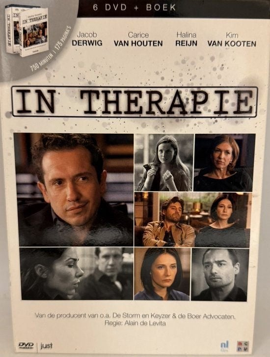 In Therapie - seizoen 1 + 2  - 12 dvd set met Boek, Cd's en Dvd's, Dvd's | Tv en Series, Verzenden, Alle leeftijden, Boxset, Drama