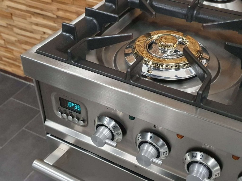 Luxe Boretti Quadra Fornuis 100cm RVS  3 ovens ! Frytop, Niet ingevuld, 60 cm of meer, Niet ingevuld, Ophalen of Verzenden