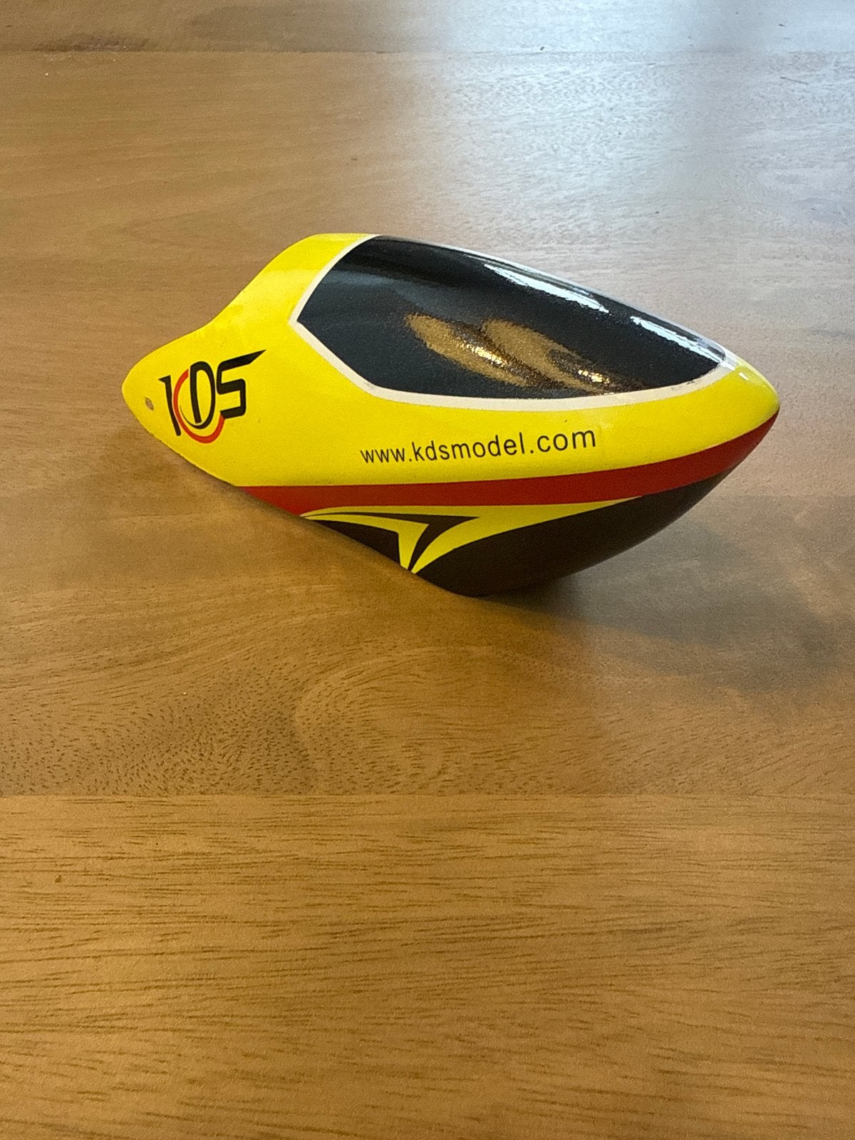 KDS Model 250 Helikopter Kap - Geel/Zwart, Ophalen of Verzenden, Zo goed als nieuw, Overige typen, Helikopter