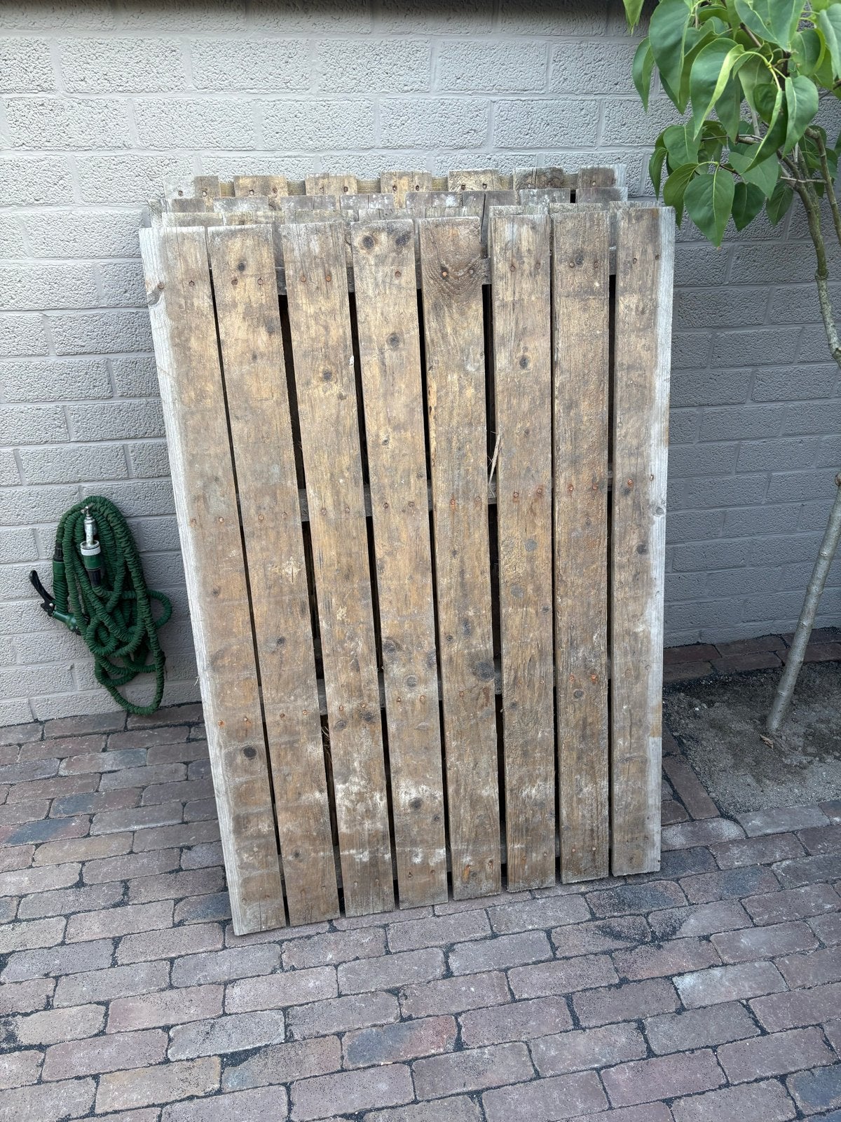 4 wegwerp pallets - Gratis af te halen, Tuin en Terras, Haardhout, Ophalen