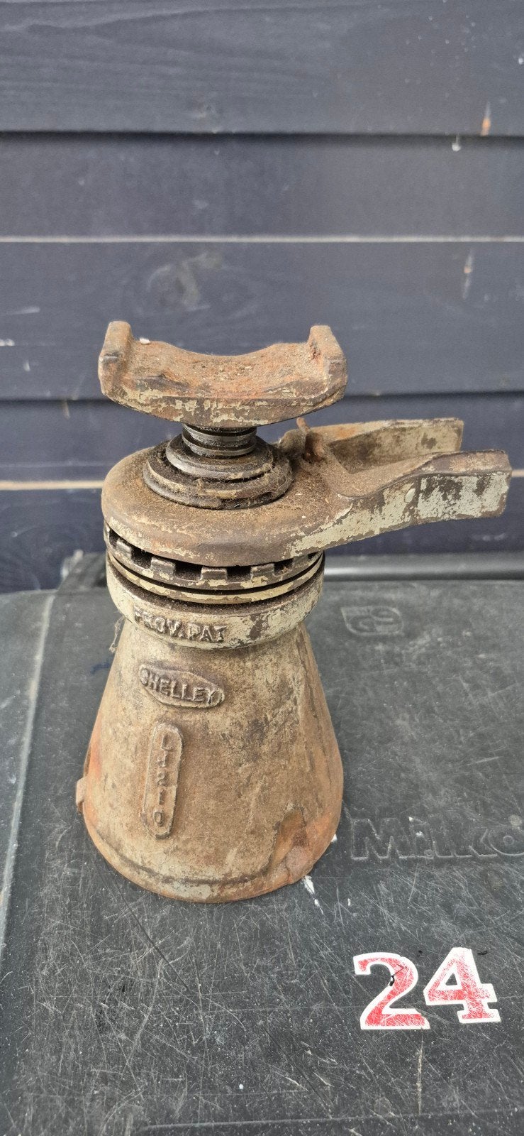 Krik 1 tons., Ophalen, Hydraulisch, Garagekrik
