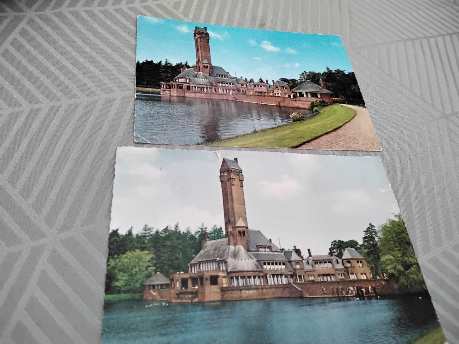 2oude ansichtk.st. Hubertusslot HOGE VELUWE, Ophalen, 1980 tot heden, Gelderland