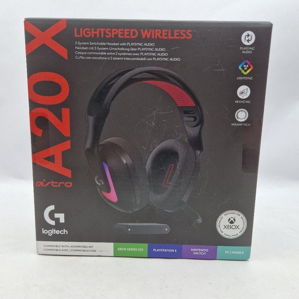 Logitech Astro A20 X Lightspeed Wireless || Nu Voor €89,99, Computers en Software, Ophalen of Verzenden, Nieuw
